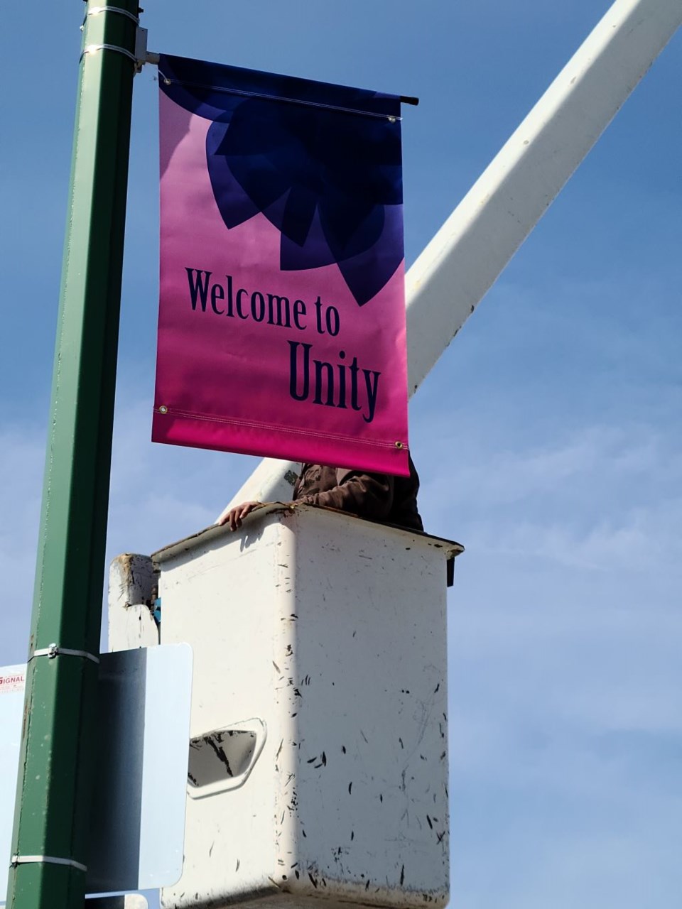 chamber and town banner