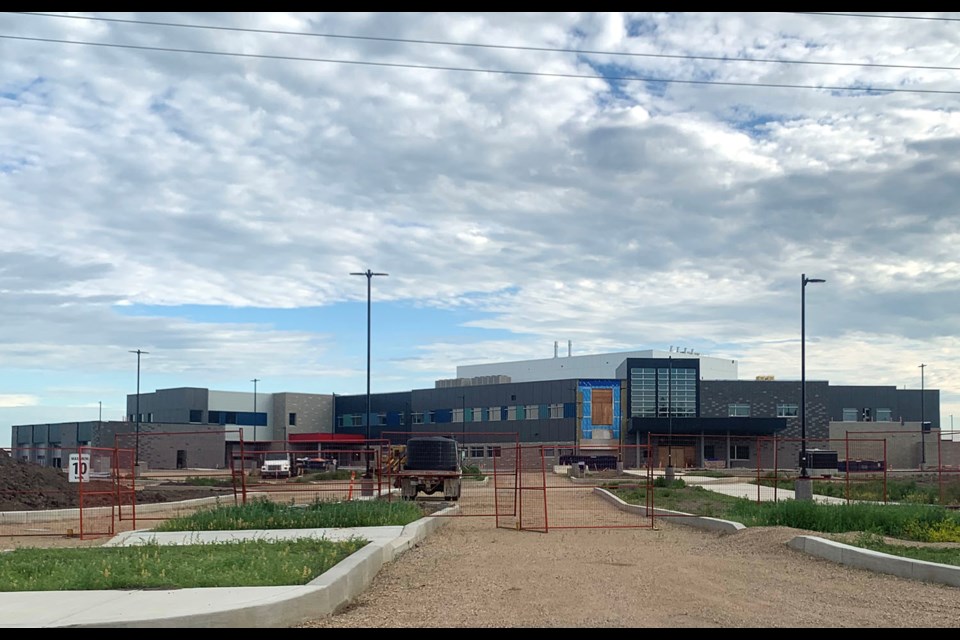 Construction is underway on Weyburn's new hospital. 