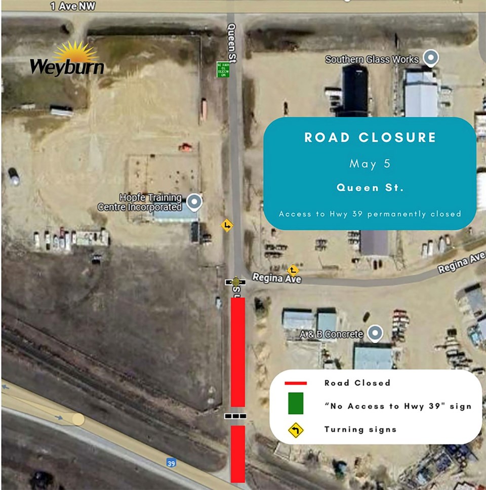weyburnroadclosure