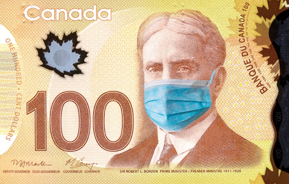 canadian money mask