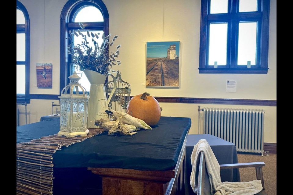 The Kerrobert Courtroom Gallery was dressed for fall just in time for the Harvest Festival.