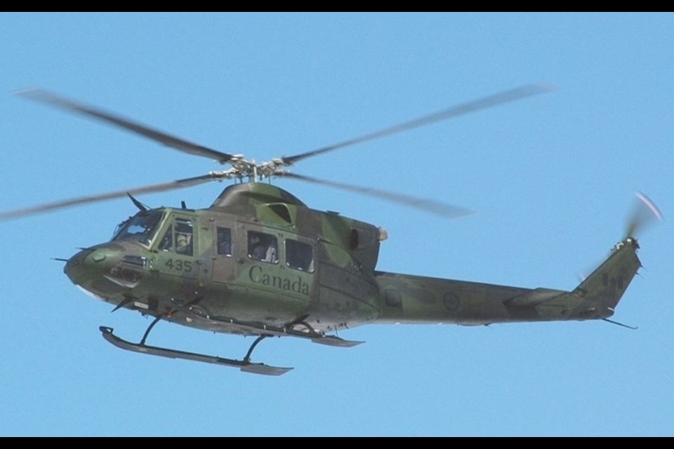 Two Canadian Armed Forces CH-146 Griffon helicopters flew the Saskatchewan RCMP tactical unit to an isolated northern Saskatchewan cabin in April 2020 to rescue a girl.