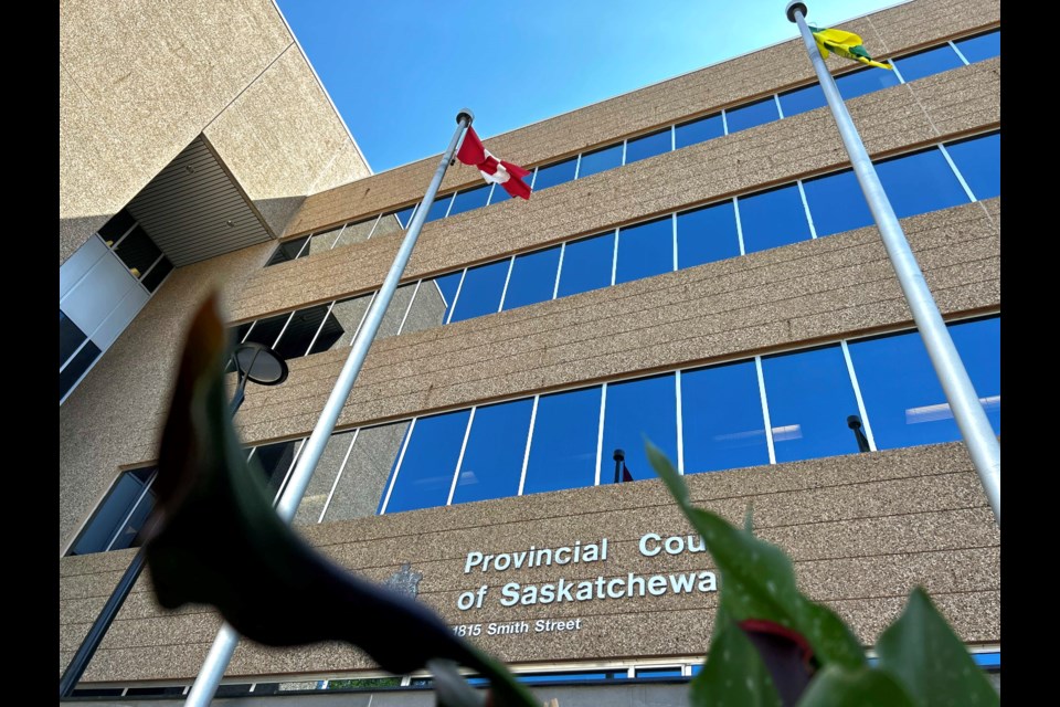 Kyle Edwards made a first appearance on drug and weapons charges in Regina Provincial Court this morning.