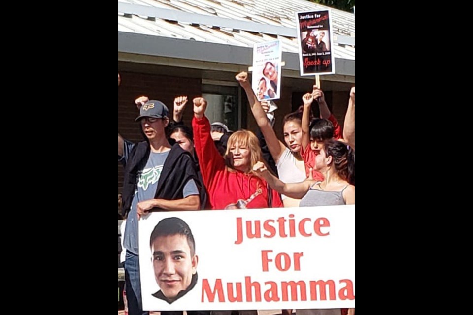 On Aug. 19, 2020, Muhammad Venne’s family and friends held a march chanting “Justice for Muhammad.” 