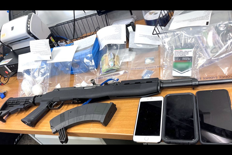 When police searched the vehicle they found a firearm, cocaine, heroin, methampethamine, pills, cash, illicit tobacco, and multiple pieces of identification that didn’t belong Larissa Montana of Lloydminster or Richard Bear of Battleford.