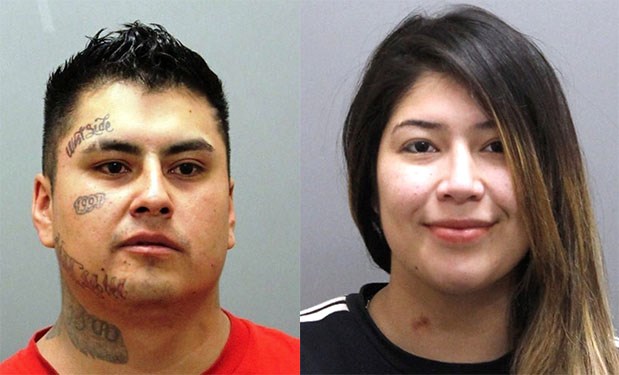 Jonathan Swiftwolfe, left, and Cassandra Fox are charged with first-degree murder in the death of Bradley Ham. Fox was arrested July 5 in Pine Grove Correctional Centre where she was waiting for a bail hearing on other charges and Swiftwolfe was arrested July 7 in Saskatchewan Penitentiary where he was already serving four years on charges from a separate incident.  