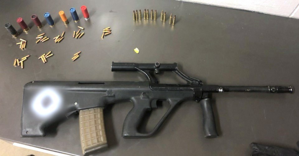 Robin Wuttunee from North Battleford was arrested after Onion Lake Cree Nation security checkpoint allegedly found him with a semi-automatic rifle in a bag. 