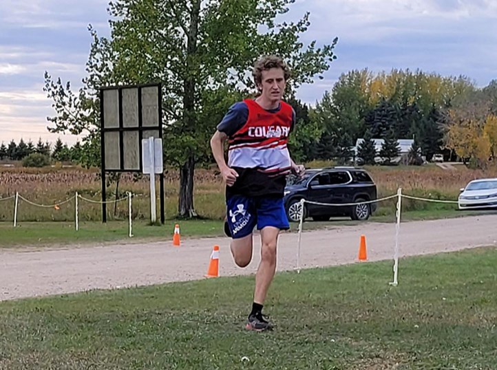 Andrew Sliva of Canora Composite finished third in the U16 boys 4km race in Saltcoats on Sept. 29.