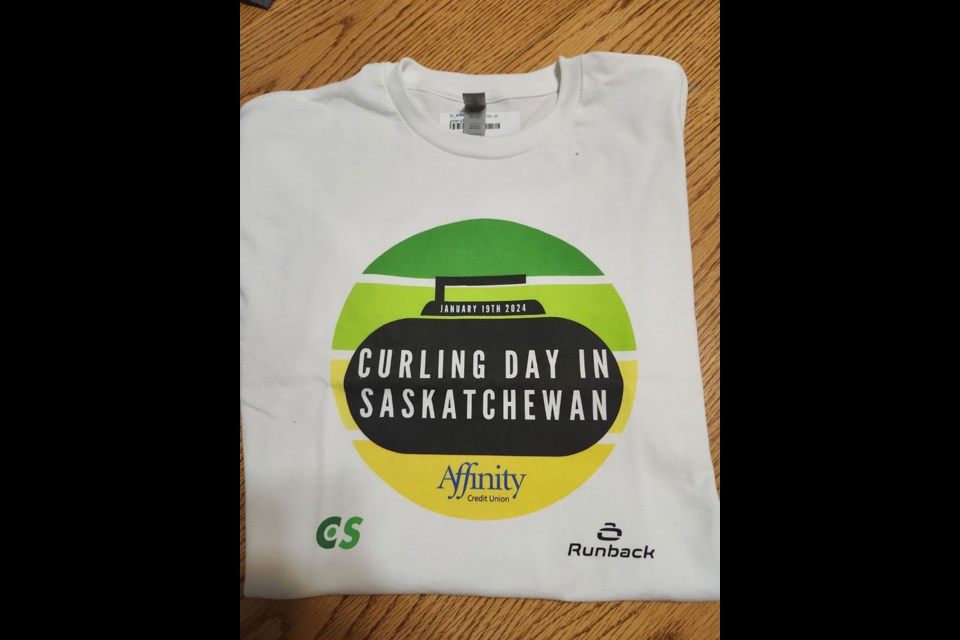 Lyndsay Stang's design was chosen as this year's Curling Day in Saskatchewan logo.