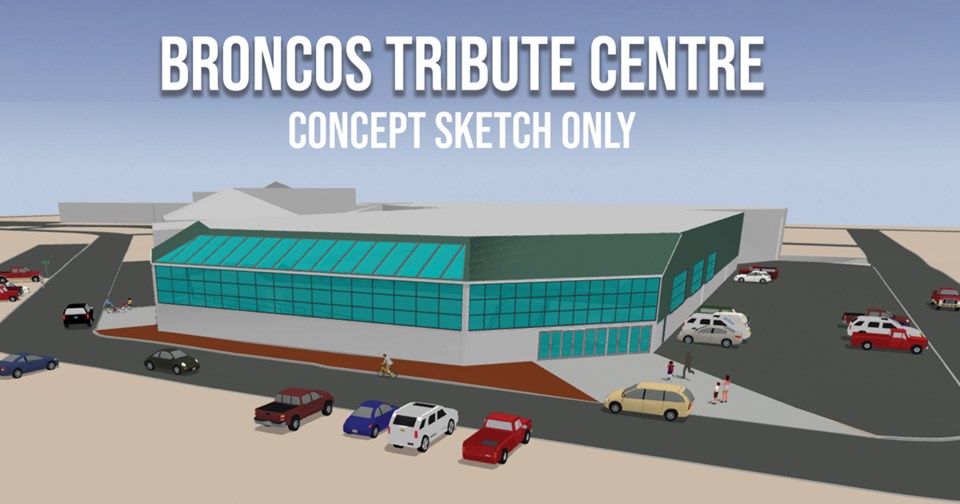 Humboldt Broncos Tribute Centre Early Sketch