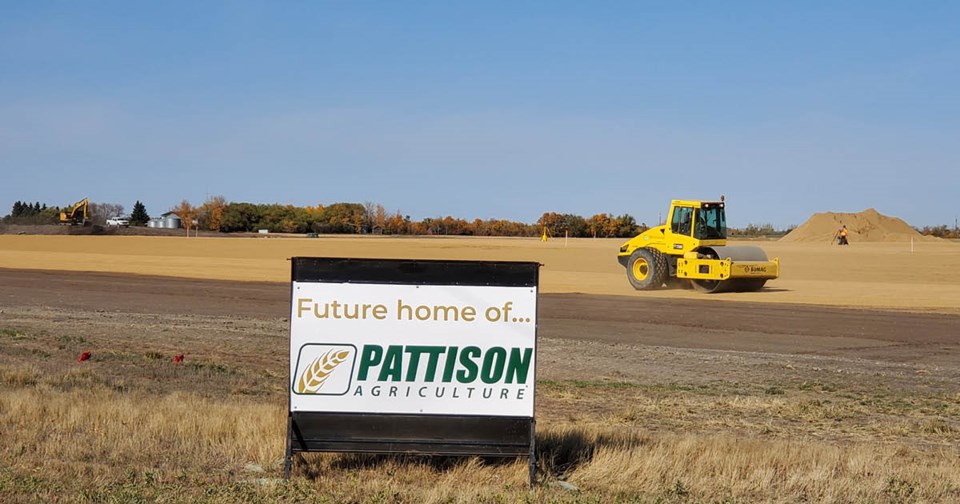 Pattison Agriculture Site Construction