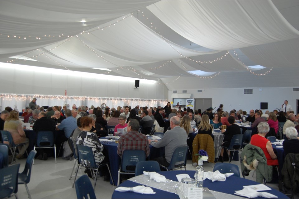 A large crowd filled the upper hall of the Unity Community Centre for the annual Celebrate Unity gala.