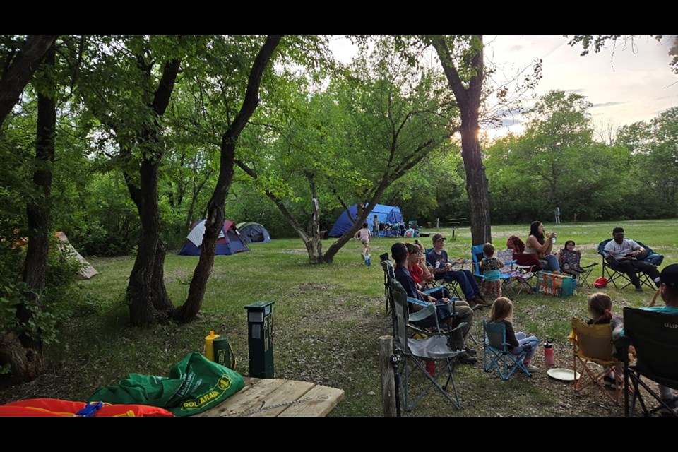 The 5th Weyburn Scouts celebrated the end of their season with a wind-up camp at Nickle Lake 