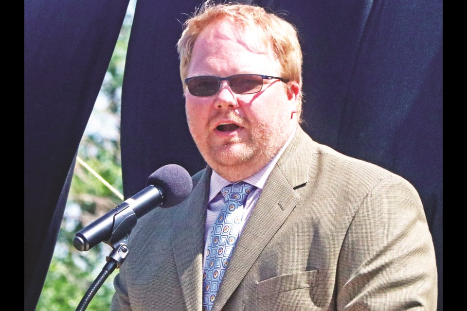 Principal Ryan Fowler gave his final address to the Class of 2023 at the grad ceremonies on Saturday.