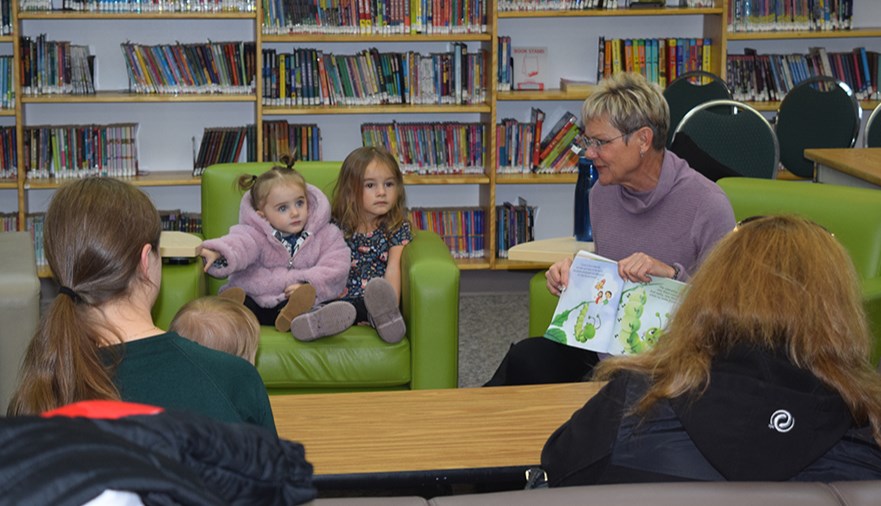 At the Parkland Regional Library in Canora on Nov. 16, life coach and author Lynne Harley read from her book What If You Could, which is of interest to all age groups. It’s written for children but it’s based on the main points of her work with adults as a life coach. 