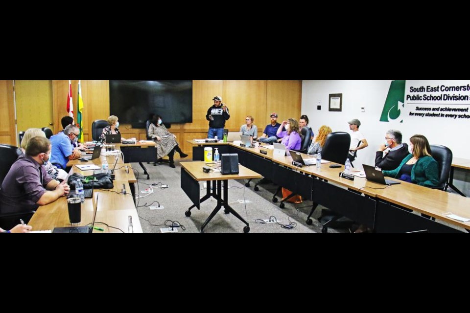 The СƵeast Cornerstone board of trustees heard impassioned pleas from a delegation of parents to reconsider requiring children to wear masks in school, particularly as the province has not mandated it.