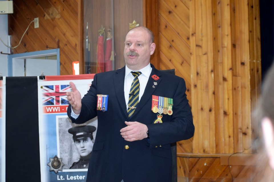 Craig Bird reflected on the Battle of Vimy Ridge during a speech on April 9 – the 105th anniversary of the start of the famous battle. 