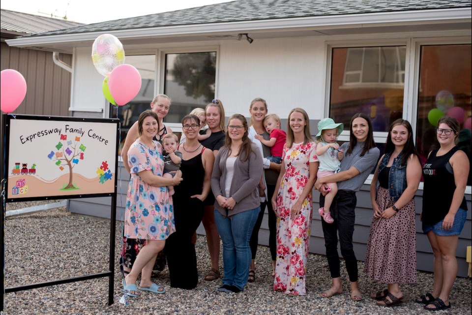 The Expressway Family Centre in Oxbow along with patrons and the community, celebrated their reopening at the new location. 