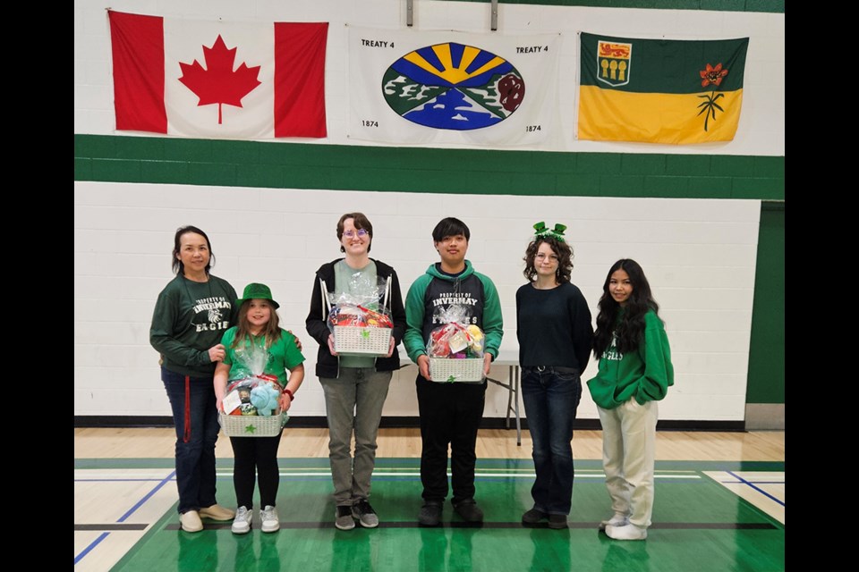 During March, a basket raffle was held at Invermay School with proceeds going to fund the SADD Chapter, including allowing the group to attend annual SADD conferences.