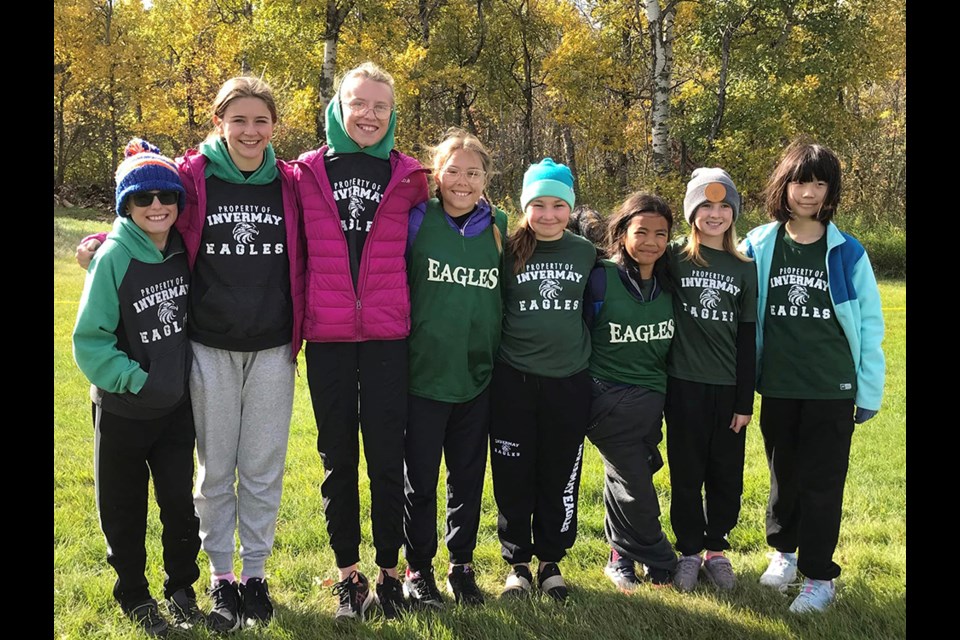 Invermay School athletes competing at Cross-Country Districts in Yorkton included: Karson Enge (U10 Boys), Alyssa Mesias (U10 Girls), Lexi Grona (U11 Girls), Brielle Enge (U12 Girls), Hanna Enge (U14 Girls) and Addis Enge (U15 Girls), with Addison Enge qualifying for provincials.

