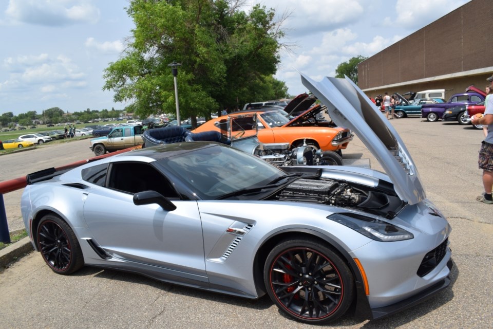 Many vehicles were at the John Dyck Show and Shine at ECS. 