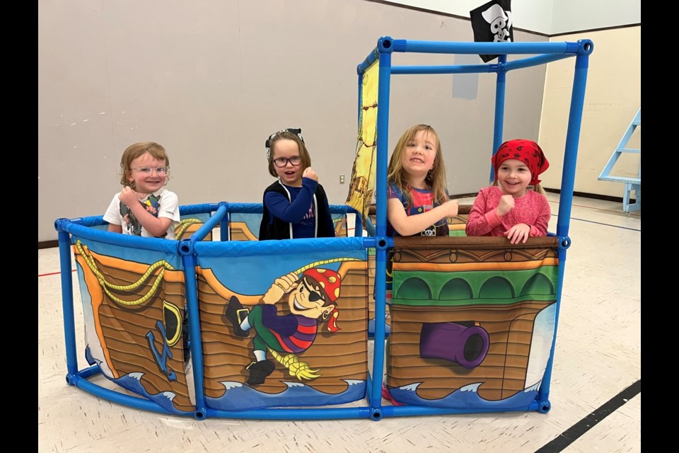 The young people at Kid's Kollege once again dressed up for a Pirate Treasure Hunt Day this year. 