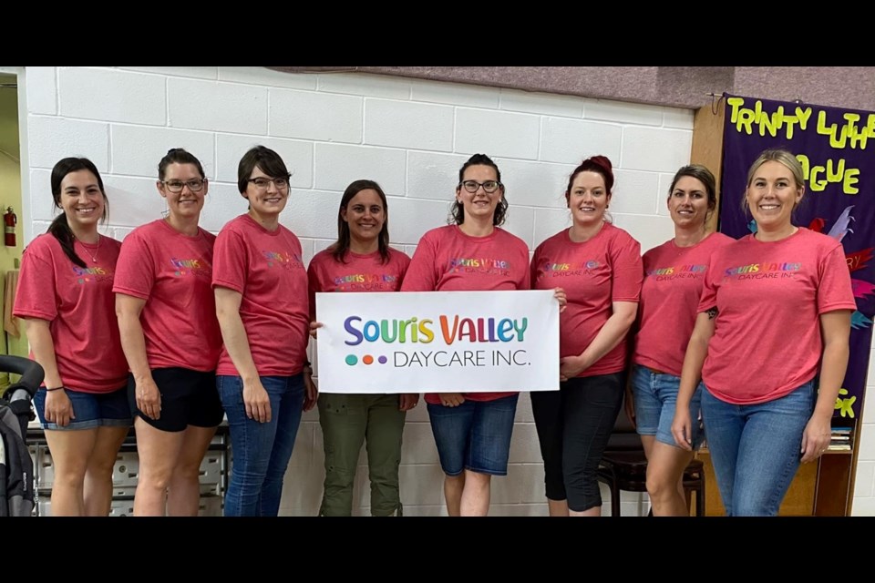 Over the past year, Souris Valley Daycare board members partook in several fundraisers to make sure their project meets its goal. Members pictured here are, from left, Stephanie Devresse, Patricia Stroeder, Kelsey Ashworth, Roseanna Stendall, Loran Tosczak, Carlene Herlick, Tessa Terrett and Rebecca Freiss. Board members missing from the photo are Shaina Dreschner, Erica Wimmer and Taylor Rein. 