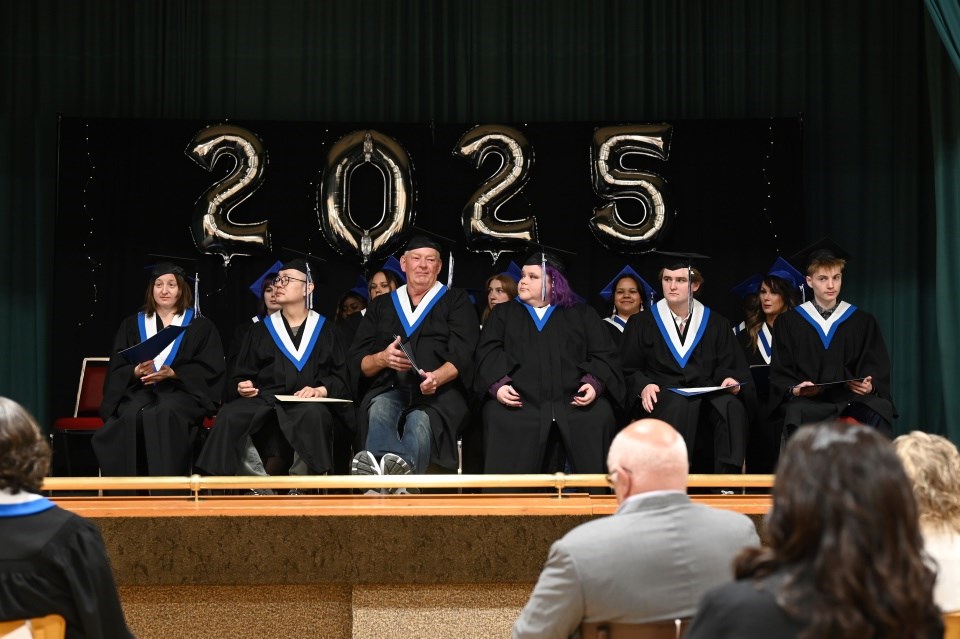 Graduating students from the Weyburn campus.