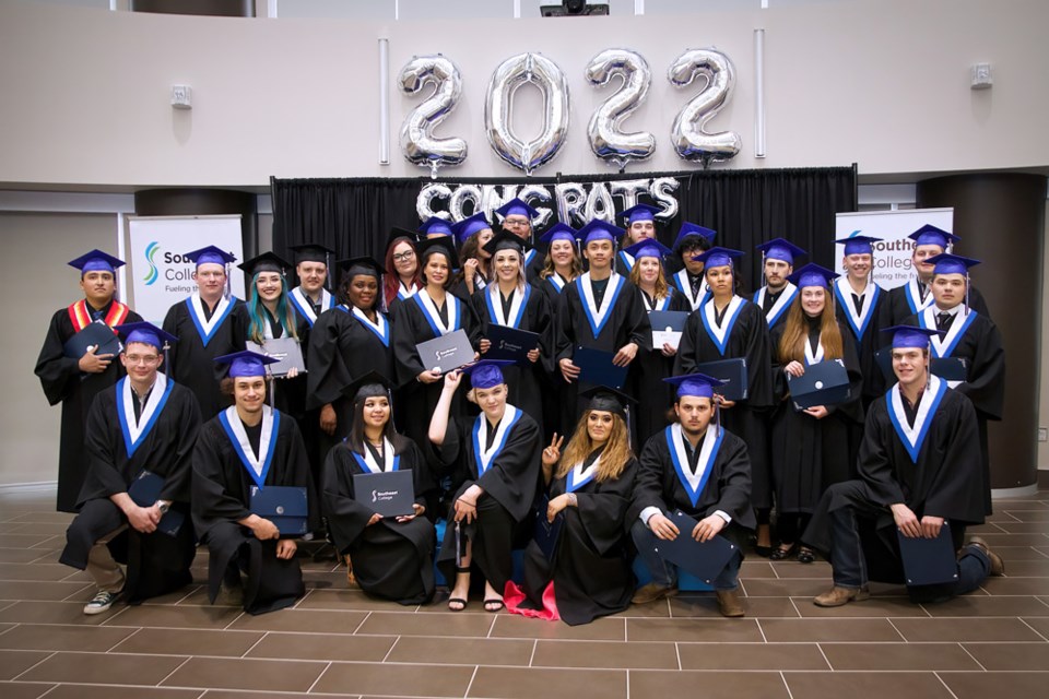 Southeast College graduates and award recipients