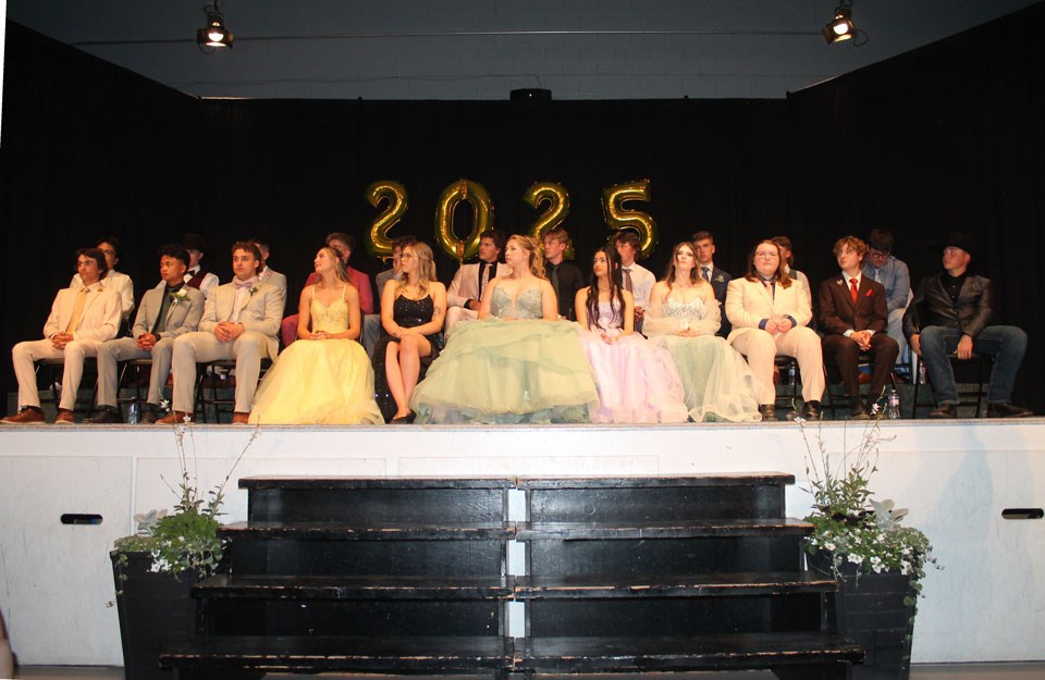 The 2025 graduates from Redvers School. 