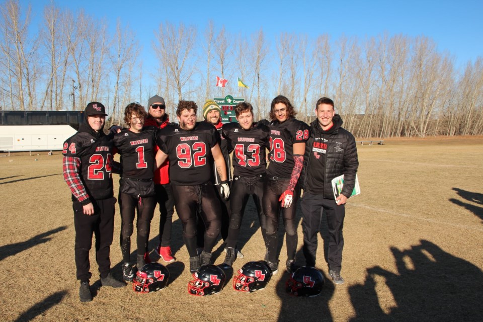 Warrior football was happy to be back after not having played since 2019 with league championship won and provincial playdown berth earned.