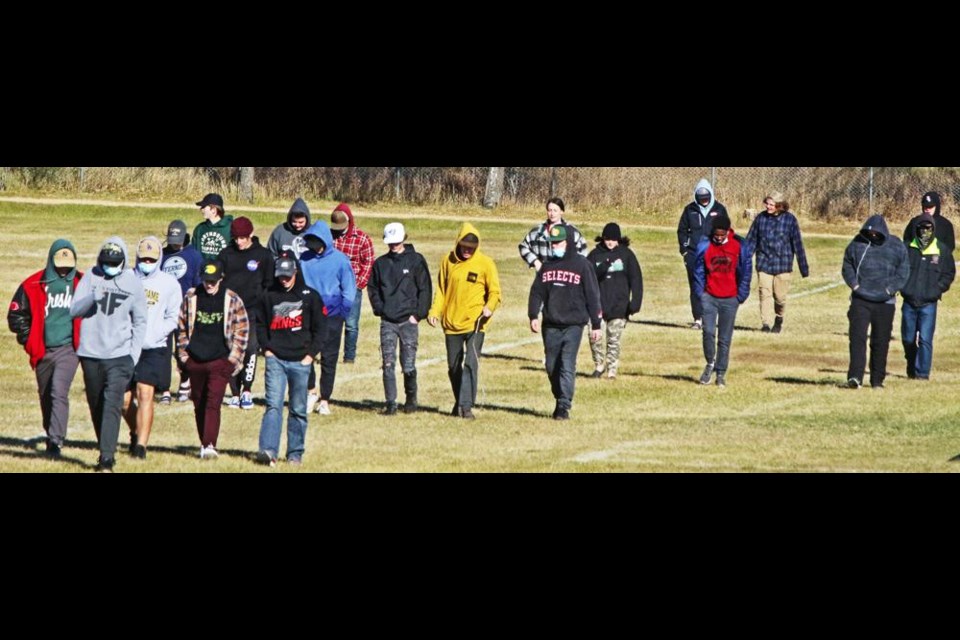 Around 900 students from the Weyburn Comprehensive School took part in the 'Walk for Wenjack' on Friday.