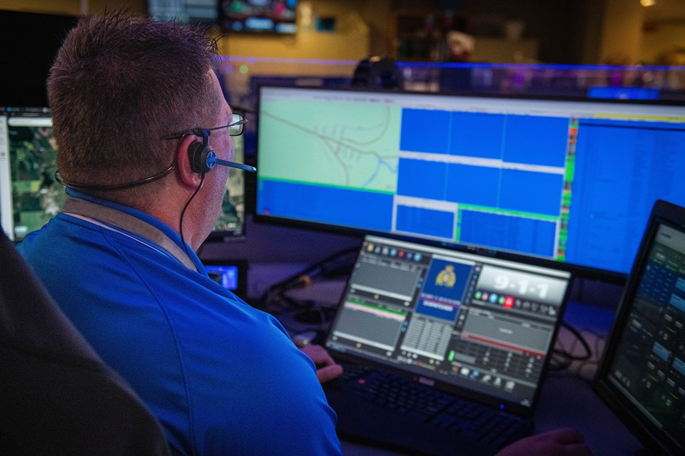 Behind the headset of Sask. RCMP Operational Communications Centre