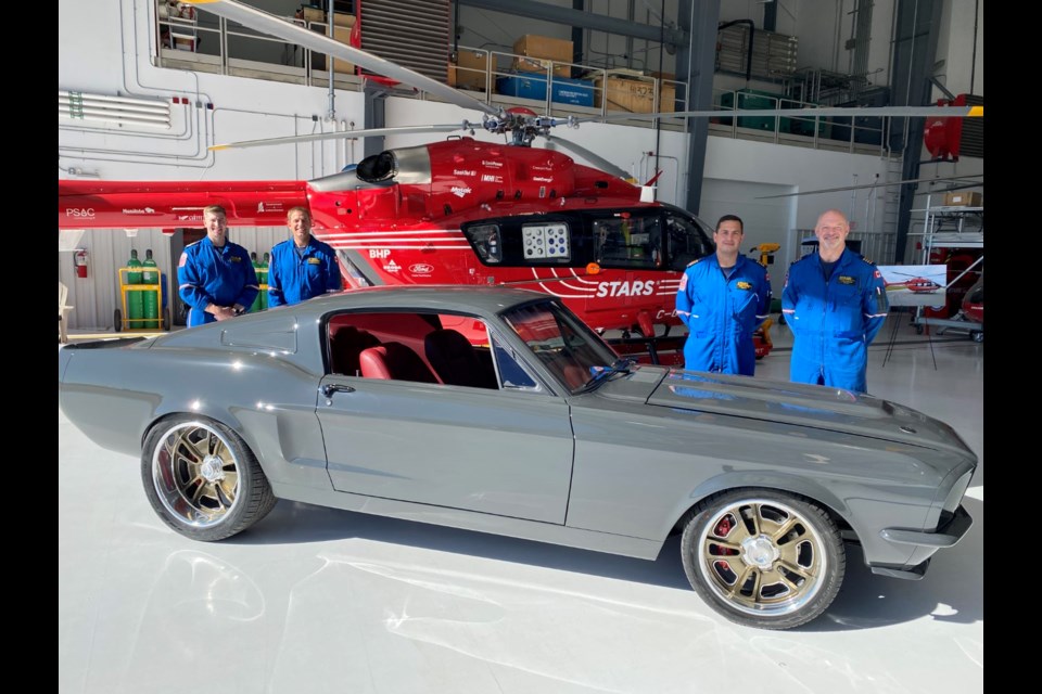 A one-of-a-kind Ford Mustang 427 fastback was a featured aspect of the Pegasus Project to raise funds for Stars Keep the Fight in Flight campaign.