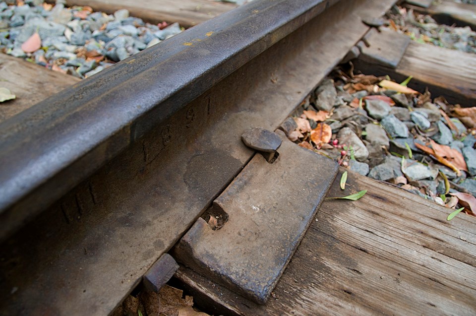 railway tie and rail