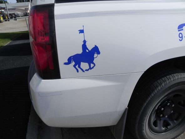 RCMP BACK FENDER SYMBOL
