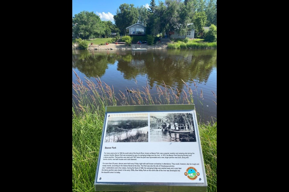 Along Oxbow trails, signs point out various histories of the valley. Photos courtesy of Treena Mohrbutter