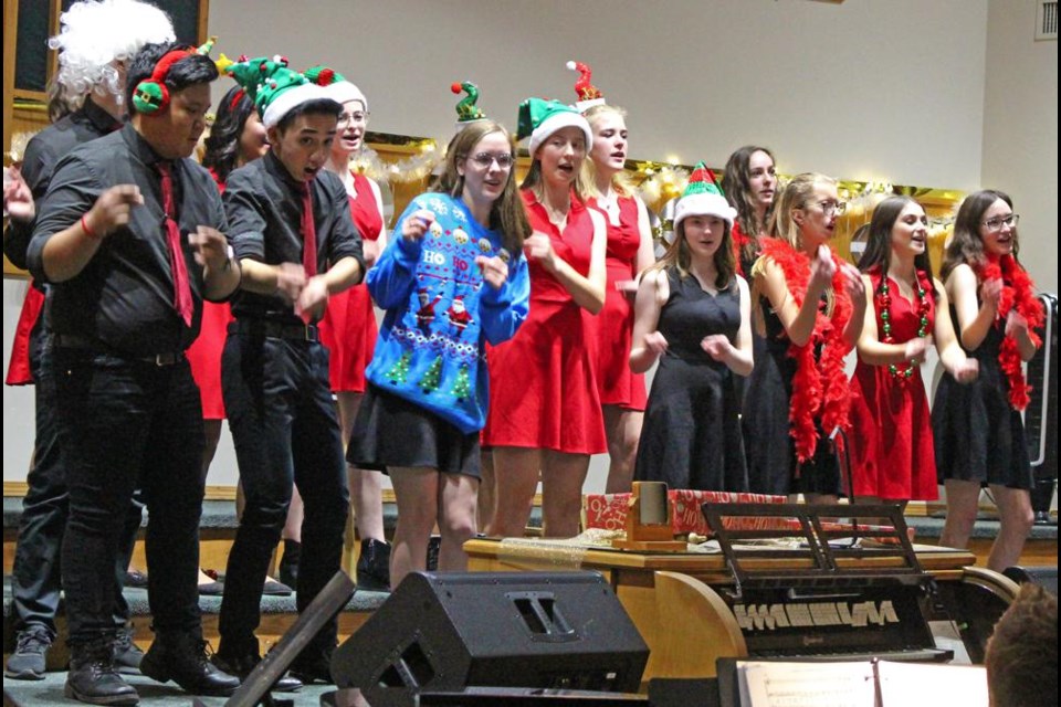 The Weyburn Comp's RISE choir performed at the Carol Festival in 2019, and will be back this year.