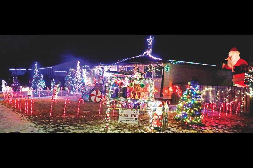 Residents are invited to enter Weyburn Tourism's Holiday Home Sparkle Tour this year, like this home from last year