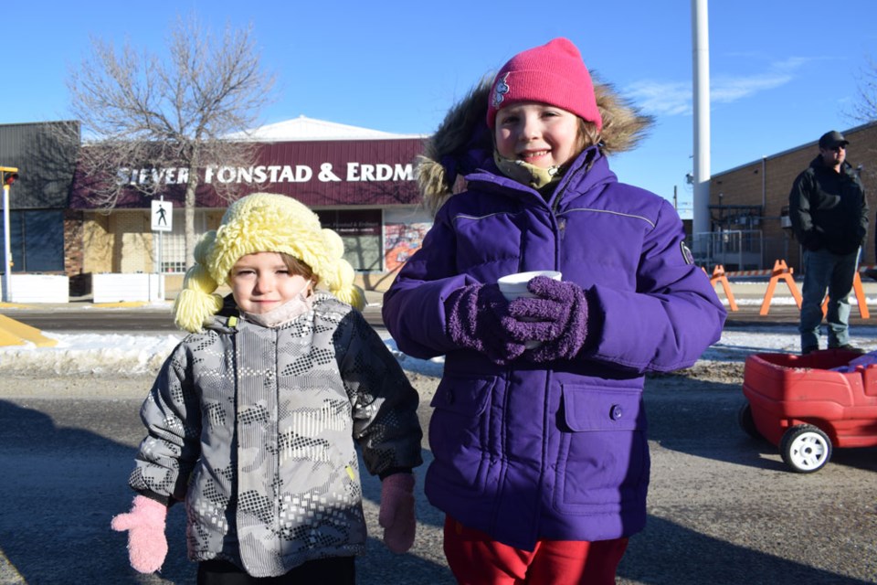 Beth Wilkinson, left, and Judith Wilkinson were excited to be at the Miracle on Fourth Street. 