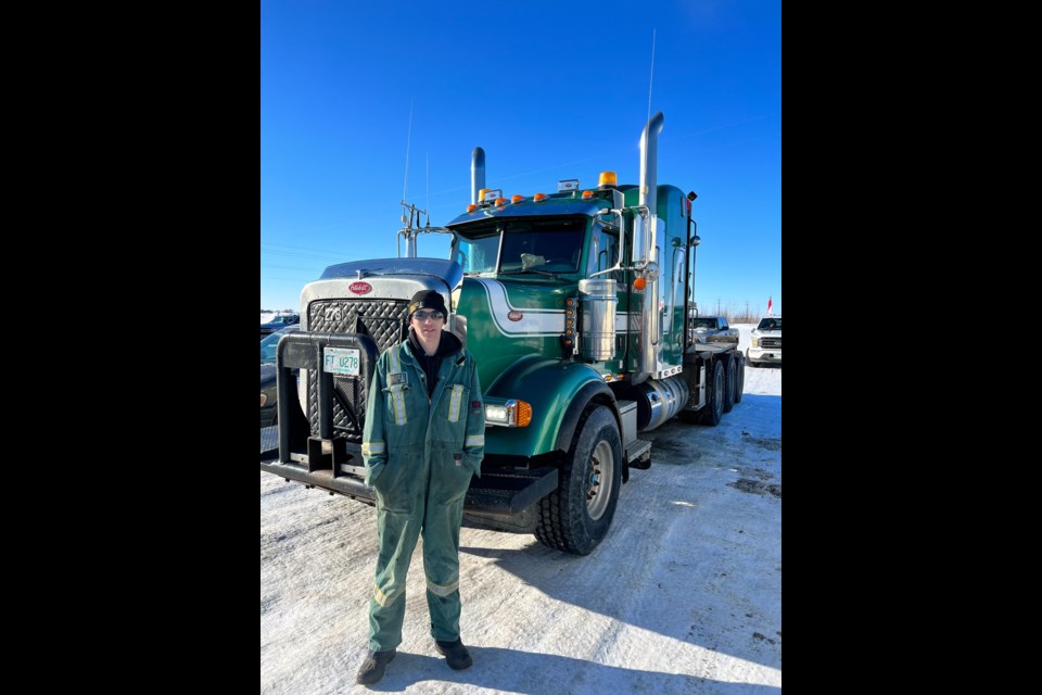 Ken Hilton of Carievale, who works for Fast Trucking, joined the convoy to Ottawa, meeting them in Brandon. 