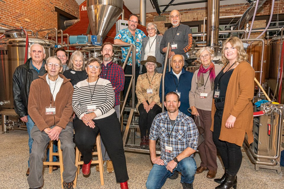 Committee members: up top, Chris Odishaw, Jane Shury, Oscar Navarro, middle row, Ray Hoover, Tanya Wiebe, Marjory Fisher, Joseph Campbell, Debi Anderson. Don Backus, Joyce Luckey, Janaye Chubb, sitting, Roger Giesbrecht, Jackie Etcheverry, kneeling, Michael Kramm.