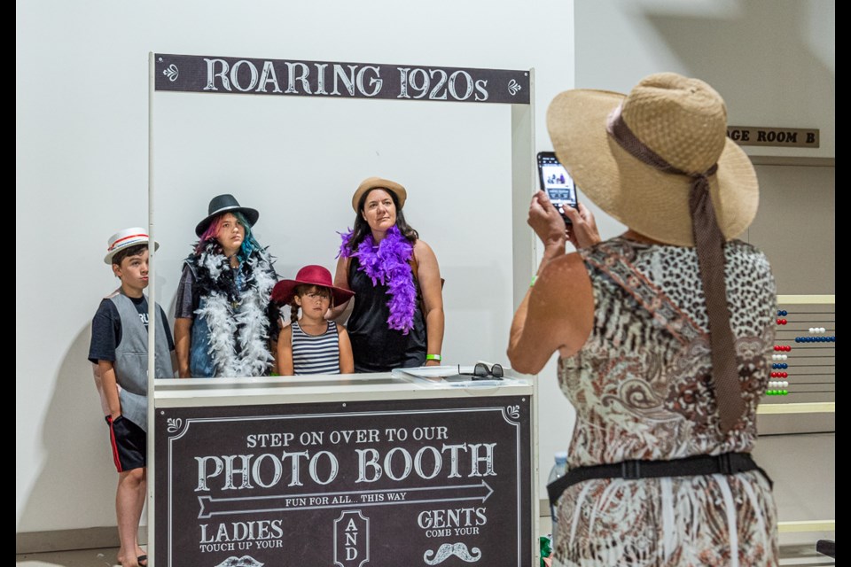 Period costumes could be used while taking your own photos at the photo booth.