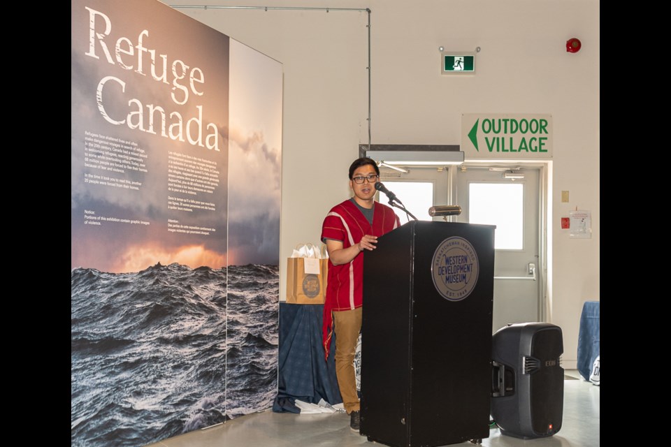 Bwe Doh Soe, a Karen refugee,  tells of his journey from the Thailand refugee camp to eventually make it to Canada. He didn't know what Canada was at first. He thought it was the name of another refugee camp when asked if he wanted to go to Canada.