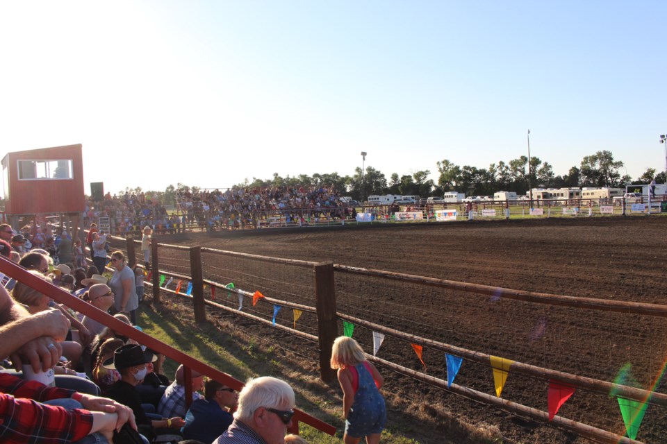 Arcola Rodeo Crowd