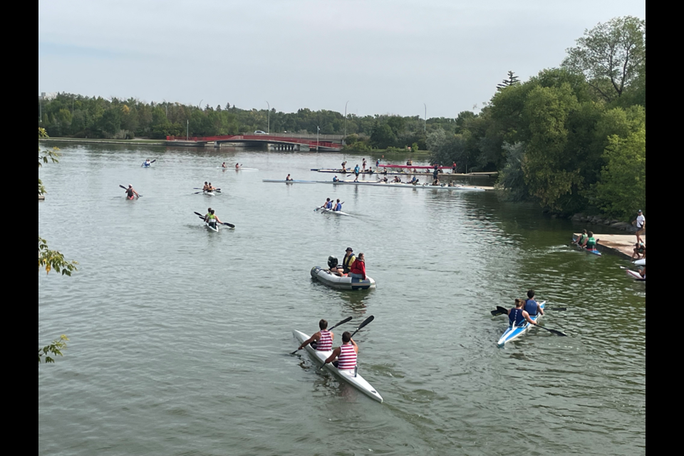 The event has drawn over 800 athletes and roughly 40 canoe clubs to Wascana Park.