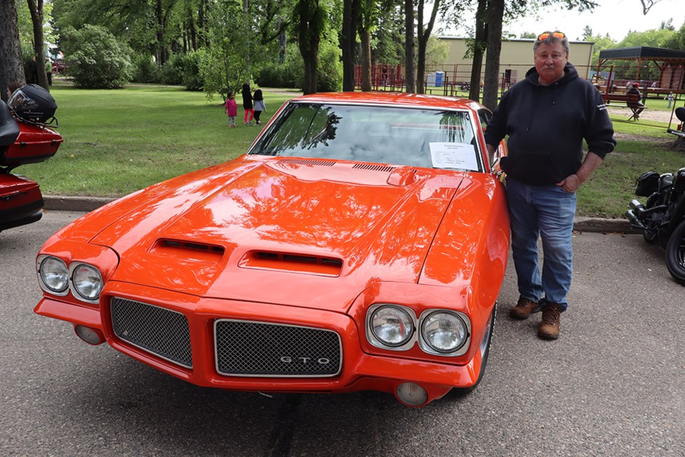 At the Cruisers Car Club Show and Shine in Canora on Aug. 16, the Pontiac GTO owned by Randy Danyluk of Canora was the winner of the Best GM vehicle.