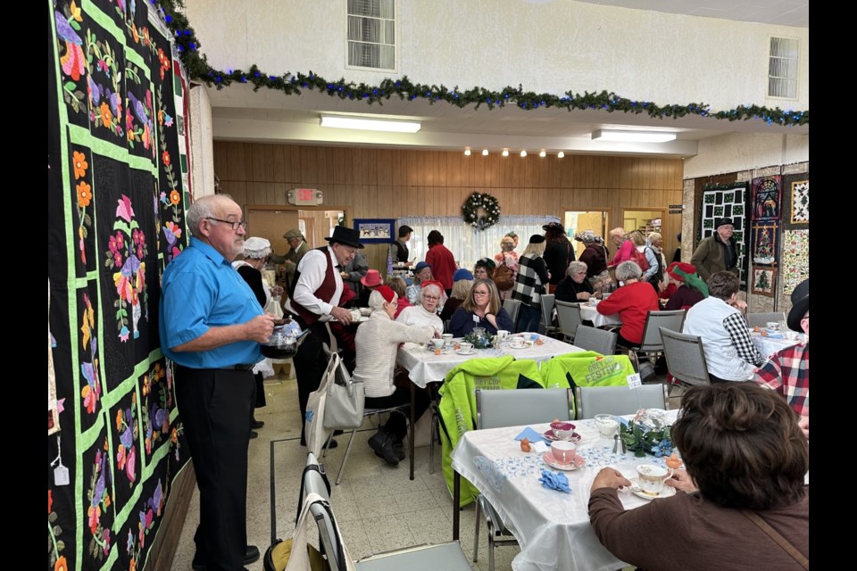 High tea was served at the Carlyle United Church. 