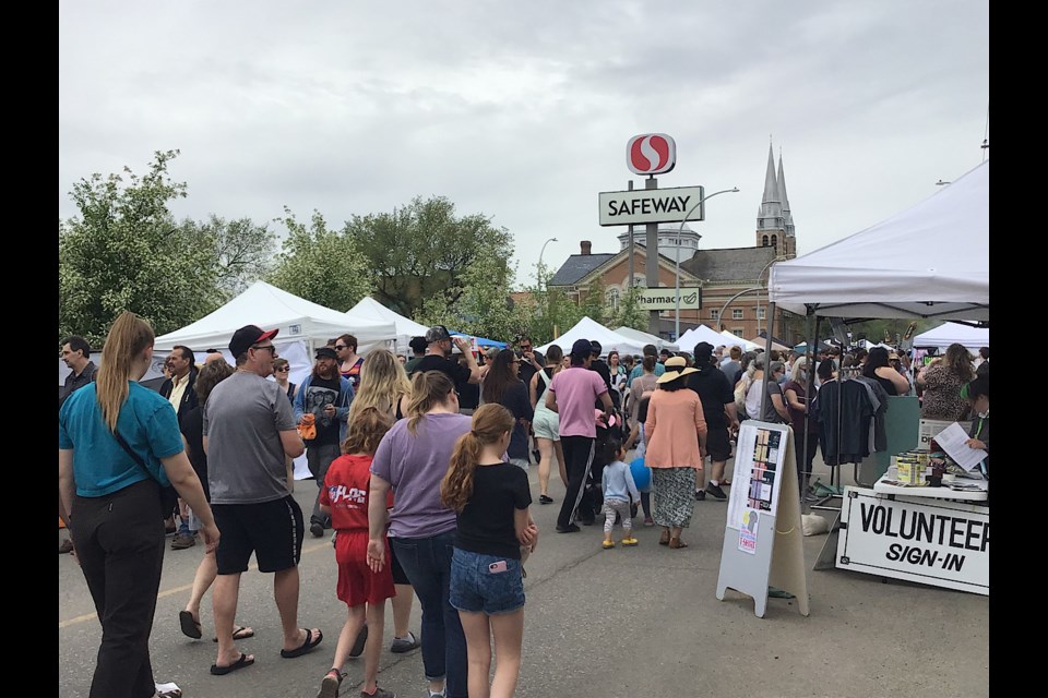 Scenes from the Cathedral Village Street Fair in Regina on May 28.