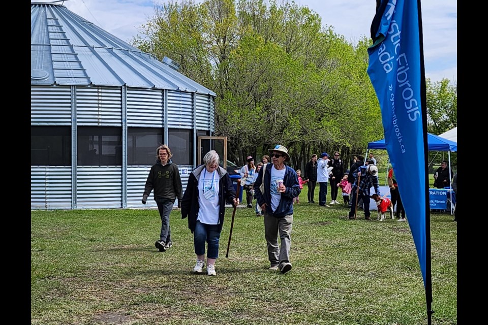 Over 50 people partook in Estevan's Walk to Make Cystic Fibrosis History on Sunday.